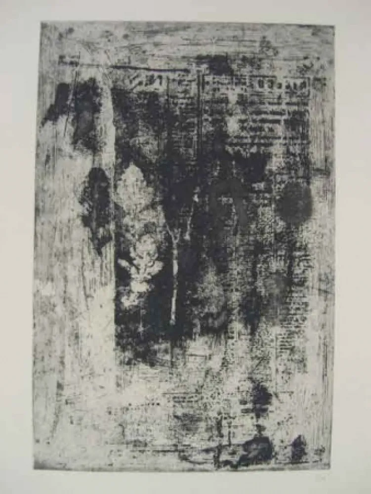 Engraving Clavé - TROIS FEILLES