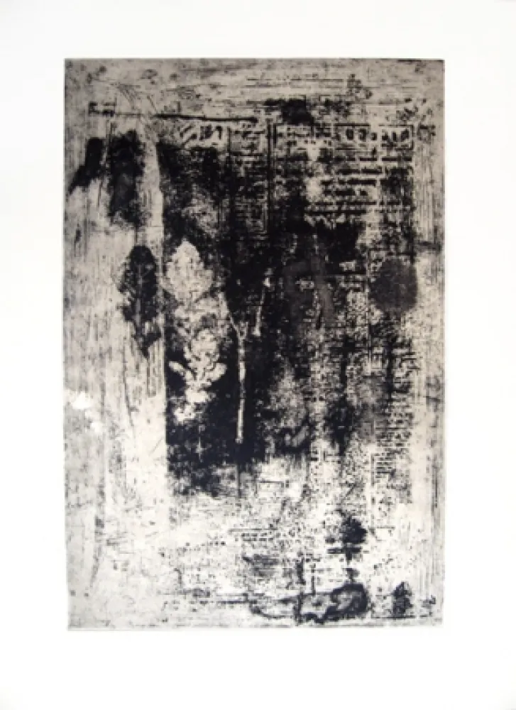 Etching And Aquatint Clavé - Trois feuilles