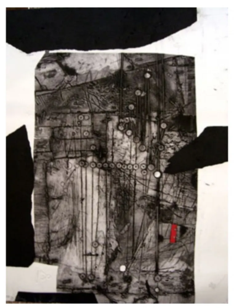 Etching Clavé - Untitled