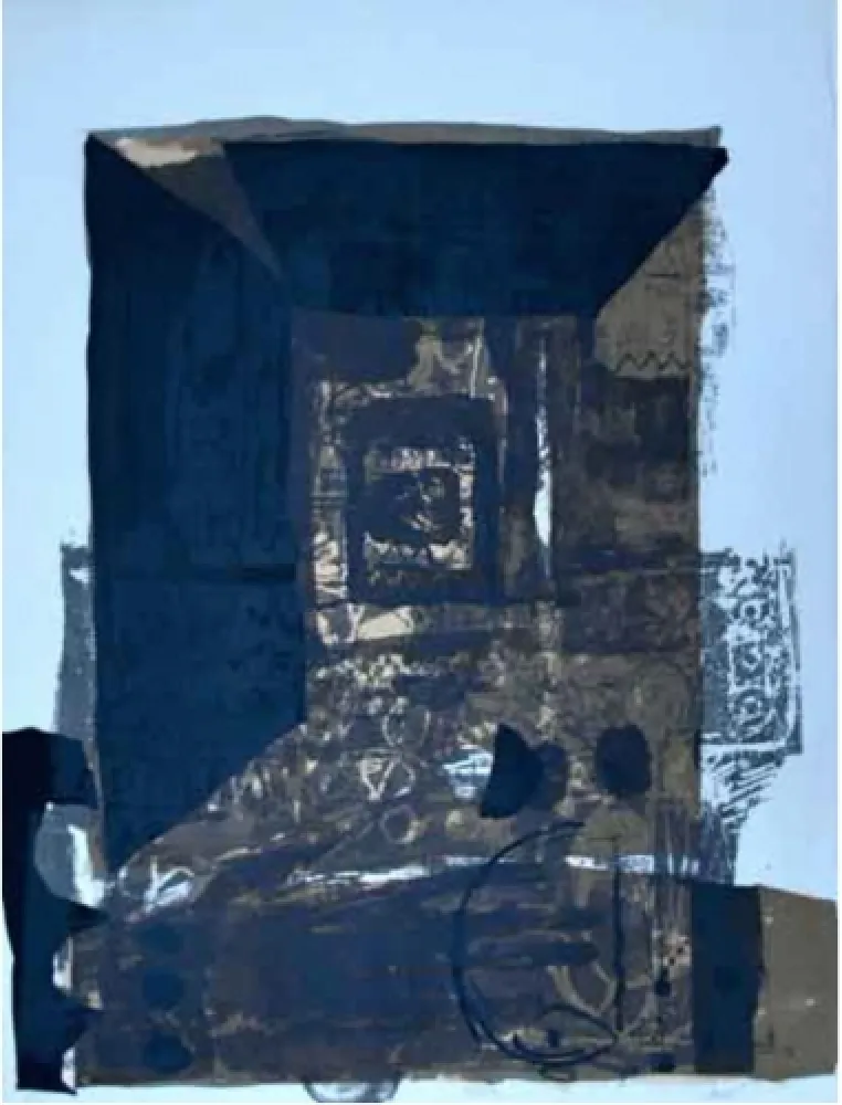 Lithograph Clavé - Untitled