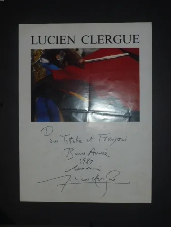 Poster Clergue - Corrida