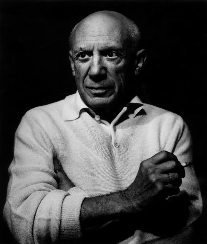 Photography Clergue - Picasso con un cigarro