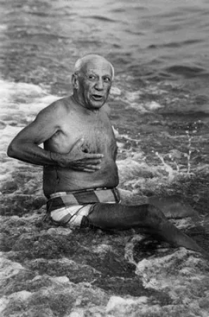 Photography Clergue - Picasso en la playa I
