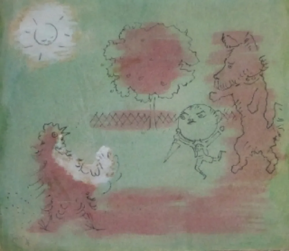 Lithograph Cocteau - Drôle de ménage