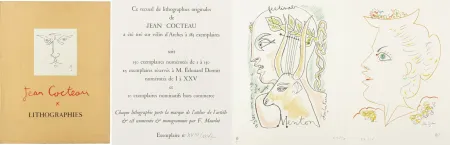 Illustrated Book Cocteau - Jean Cocteau, 25 lithographies originales 1956-58