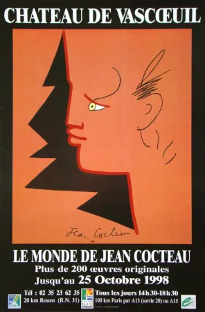 Poster Cocteau - Le monde de Jean Cocteau