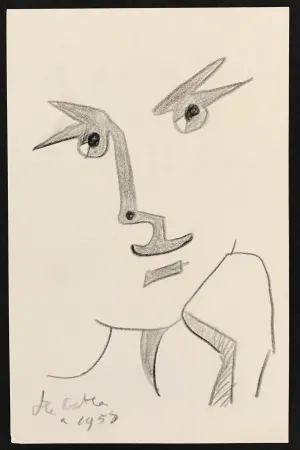 No Technical Cocteau - Portrait with Hand to Chin