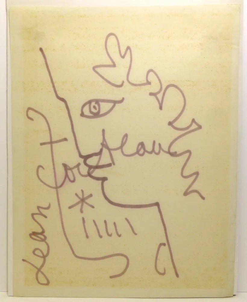 No Technical Cocteau - Profil d'Ephèbe. Dessin