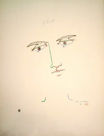 Lithograph Cocteau - Untitled