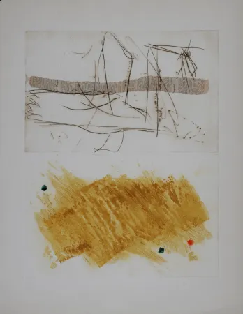 Etching Coignard - Envol #2, 1973 - Hand-signed