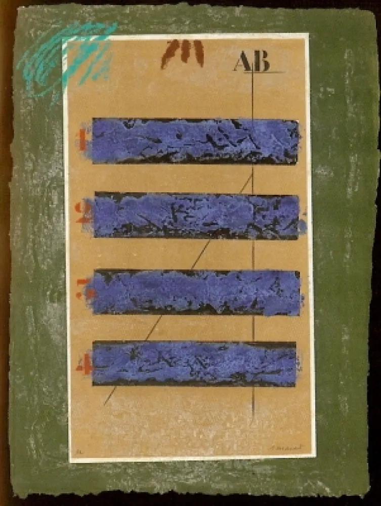Etching Coignard - Quatre Horizontales