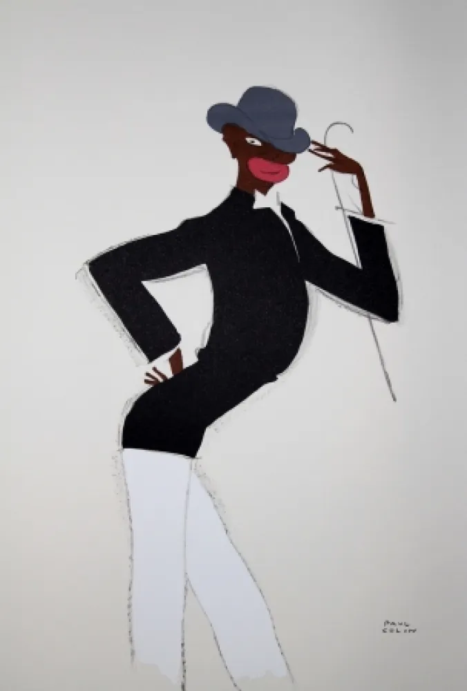 Lithograph Colin - LE TUMULTE NOIR / BLACK THUNDER - 1927