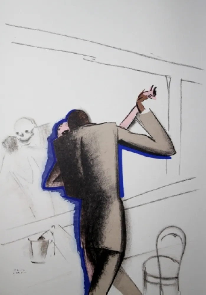 Lithograph Colin - LE TUMULTE NOIR / BLACK THUNDER - Joséphine Baker - 1927