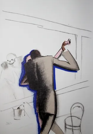 Lithograph Colin - LE TUMULTE NOIR / BLACK THUNDER - Joséphine Baker - 1927