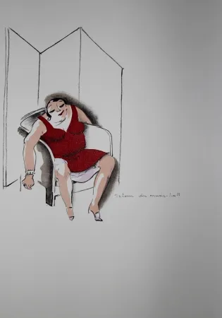 Lithograph Colin - LE TUMULTE NOIR / BLACK THUNDER - Joséphine Baker - 1927