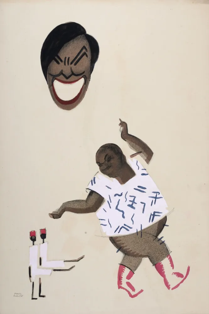 Lithograph Colin - Le Tumulte Noir, C. 1927