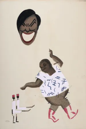 Lithograph Colin - Le Tumulte Noir, C. 1927