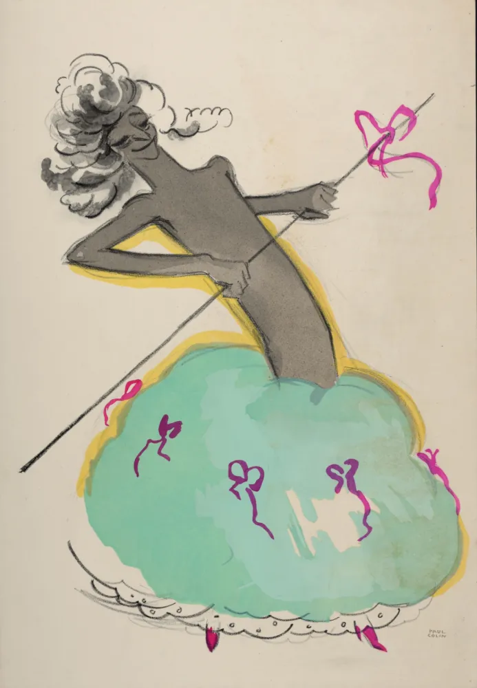 Lithograph Colin - Le Tumulte Noir, C. 1927