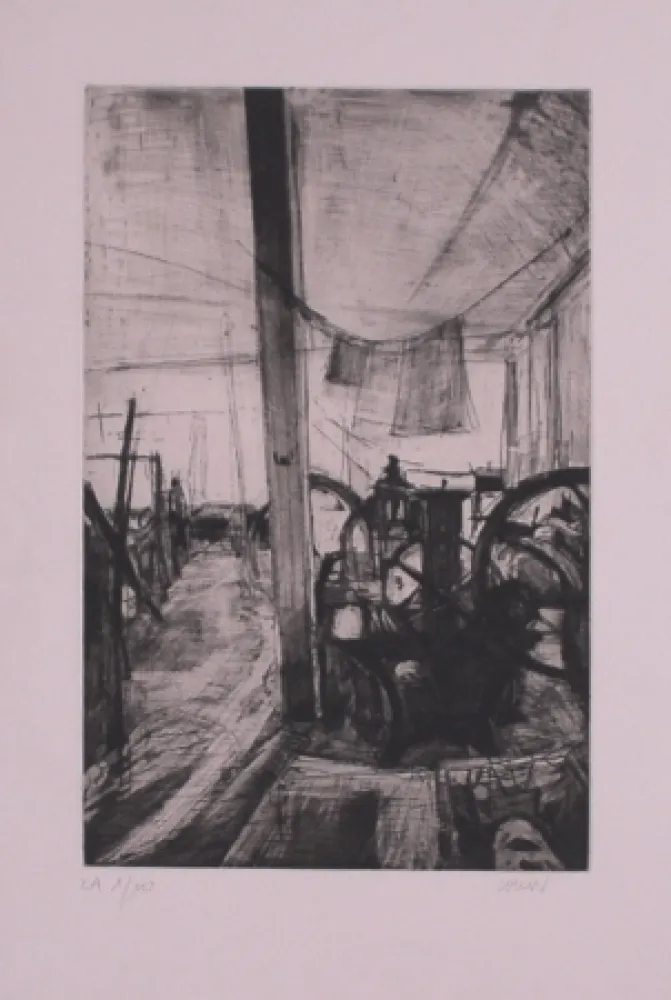 Etching Collin - Les presses