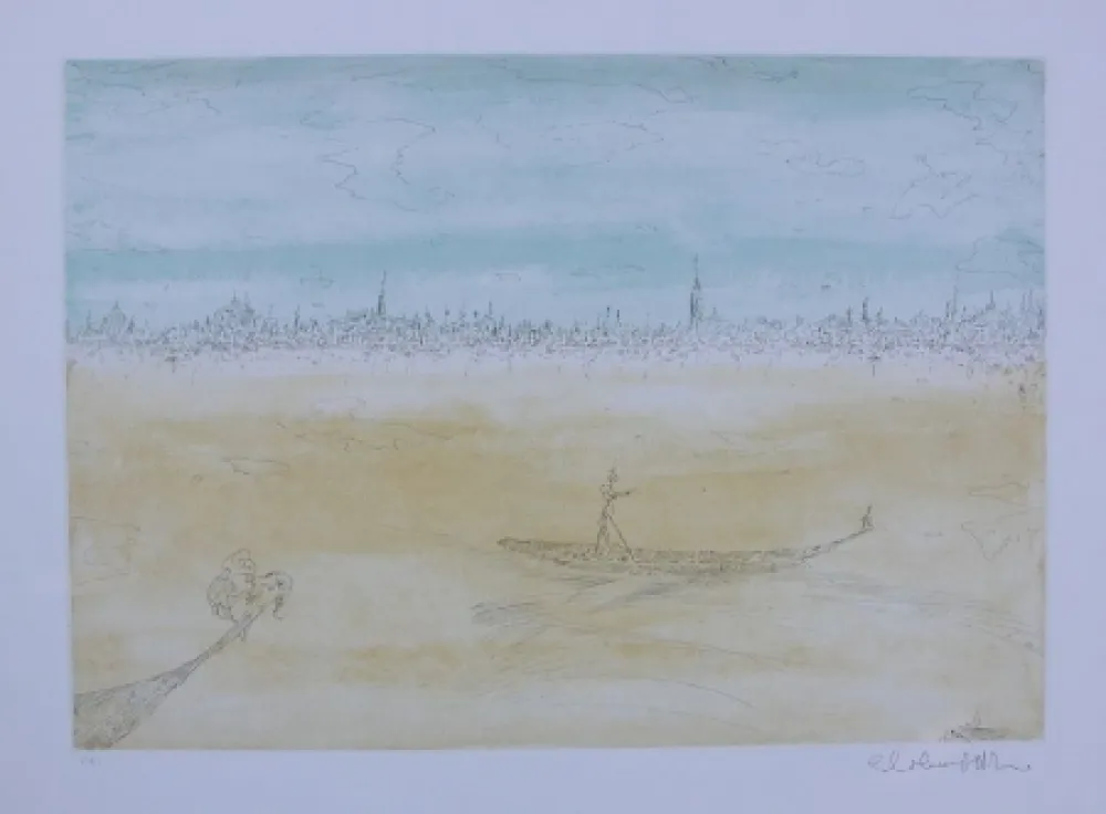 Engraving Colombotto Rosso - Senza titolo