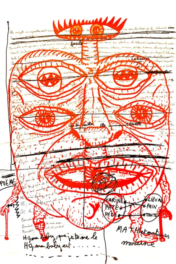 Lithograph Combas - Feu №2