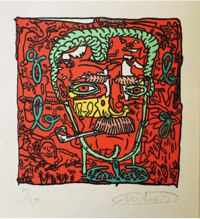 Screenprint Combas - G le BG 