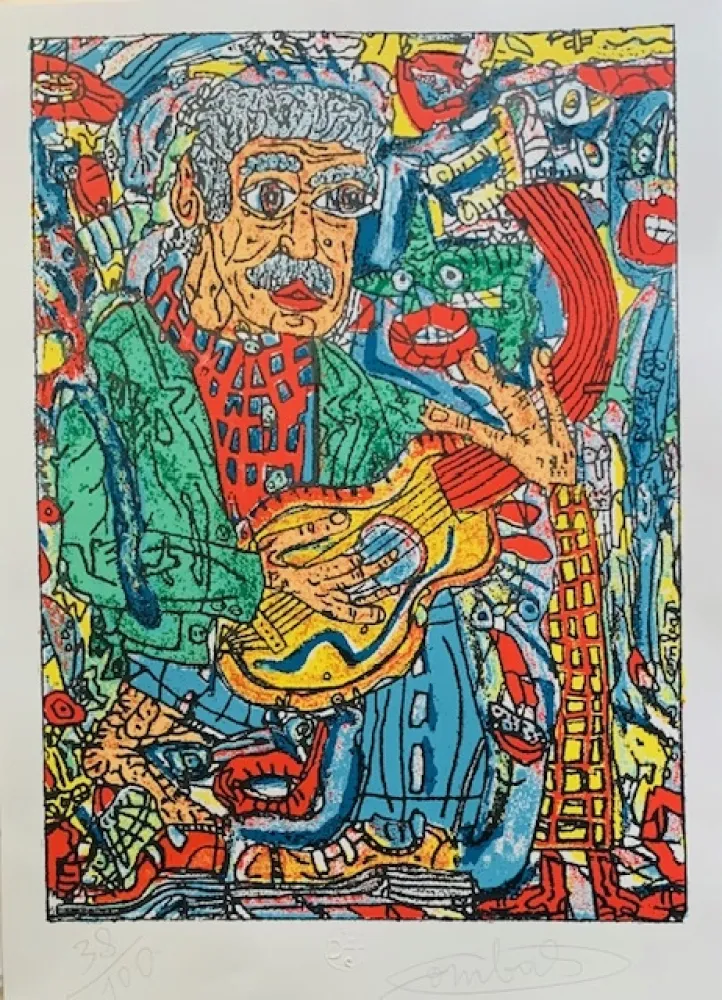 Woodcut Combas - GB complètement déconnecté 