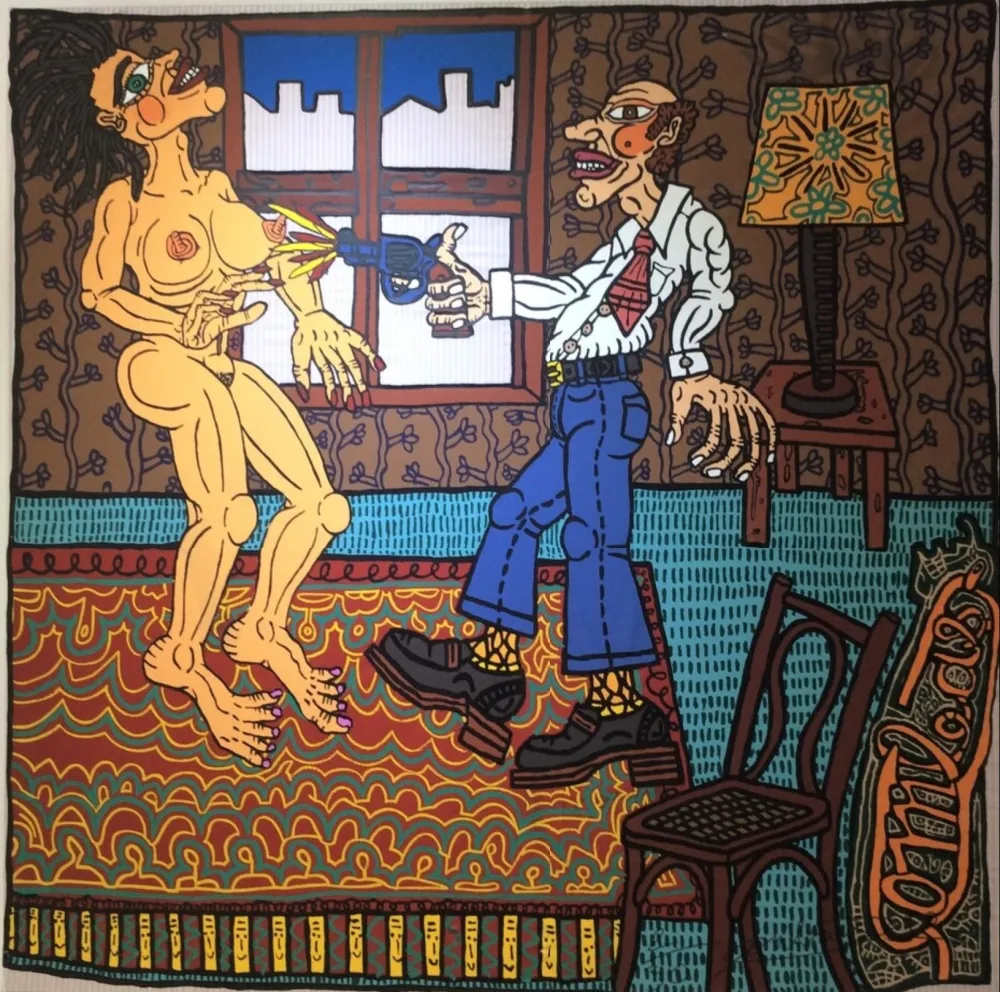 Screenprint Combas - L’adultère