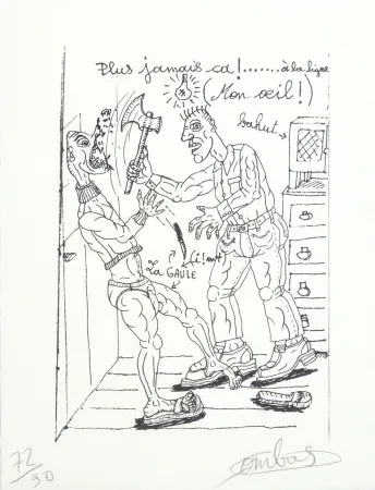Lithograph Combas - Plus jamais ça !