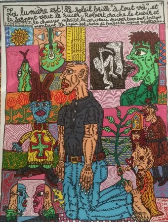 Lithograph Combas - Sans titre