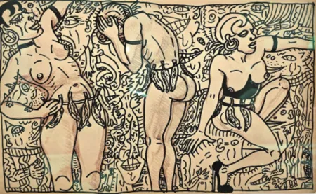 Multiple Combas - Tournant, tournant, délirants, la danseuse multipliée en délire de Joséphine