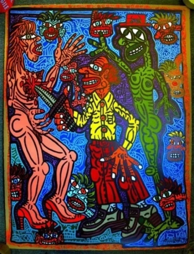 Lithograph Combas - Untitled