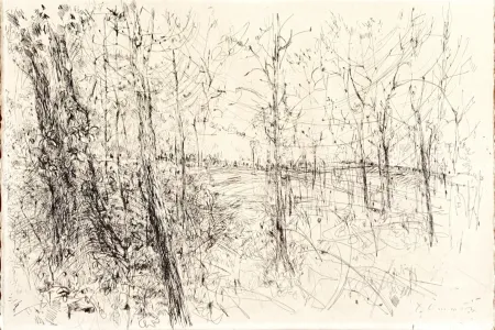 Engraving Commère - A la lisière des bois