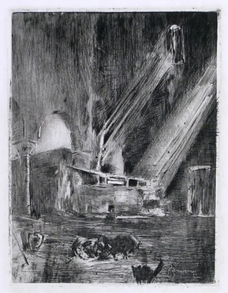 Etching Conconi - LE STREGHE (The witches) 