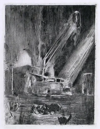 Etching Conconi - LE STREGHE (The witches) 