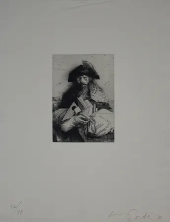 Etching Condé - Caminante