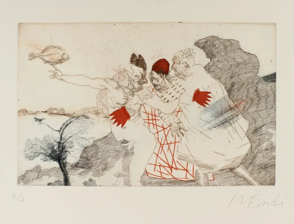 Etching Condé - Fiesta catalana