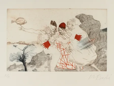 Etching Condé - Fiesta catalana