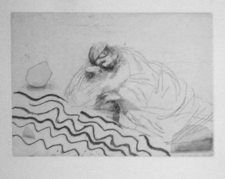 Etching And Aquatint Condé - Sans titre 1 