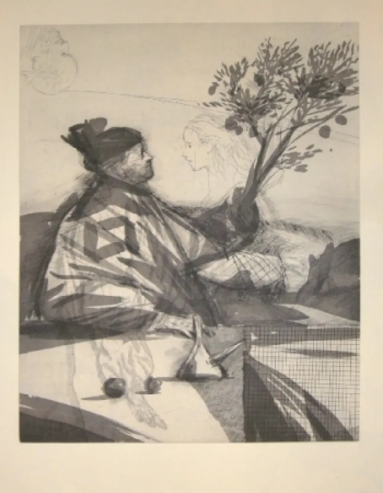 Etching And Aquatint Condé -  Trialogue