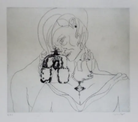 Etching And Aquatint Condo - More sketches of Spain-For Miles Davis 3