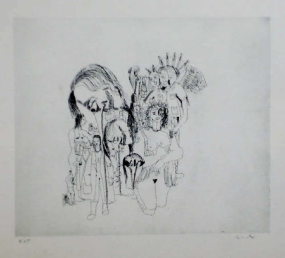 Etching And Aquatint Condo - More sketches of Spain-For Miles Davis 5