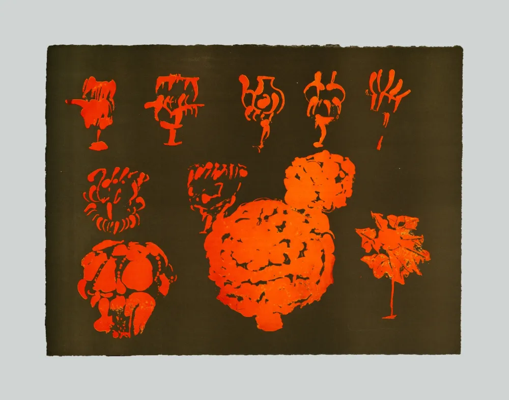 Etching And Aquatint Consagra - Composizione