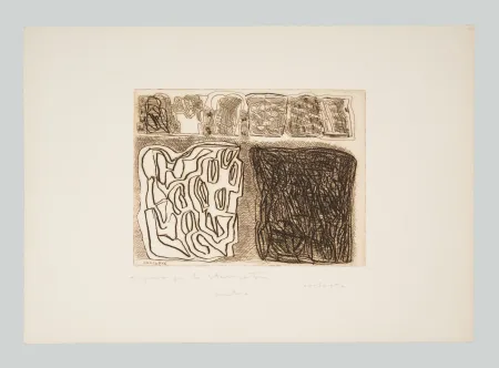 Etching Consagra - Matera