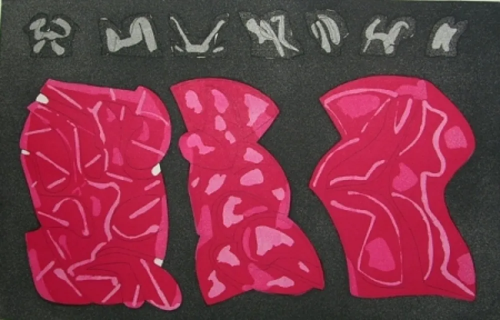 Etching And Aquatint Consagra - Senza titolo