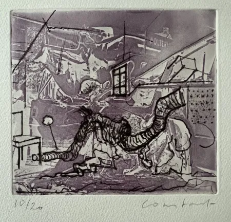 Etching Constant - Accident - Gravure n° 10/20