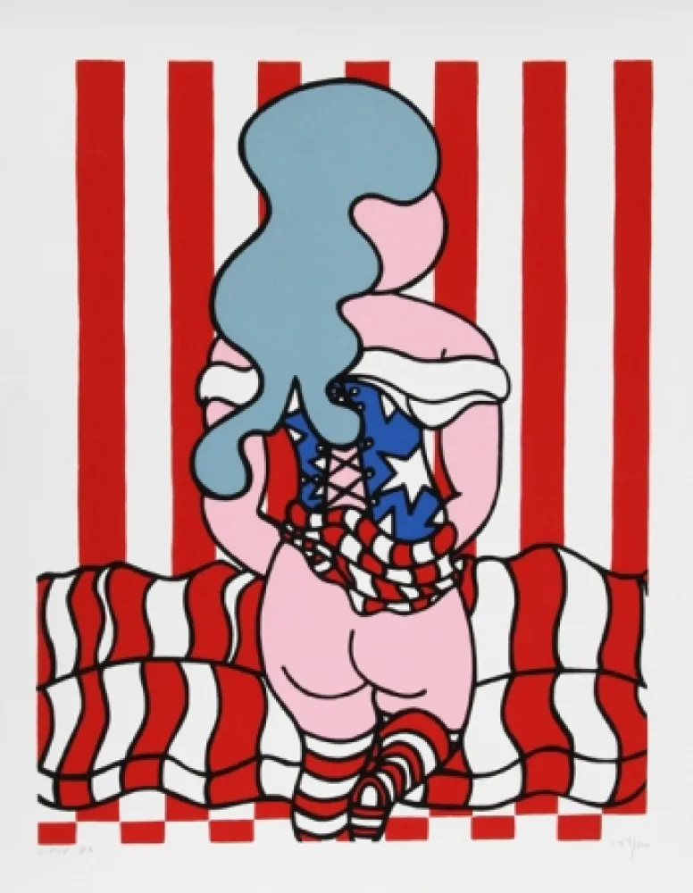 Screenprint Copley - American Girl