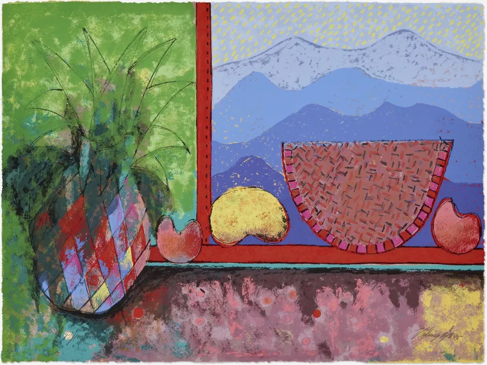 Screenprint Cora - Still life with watermelon