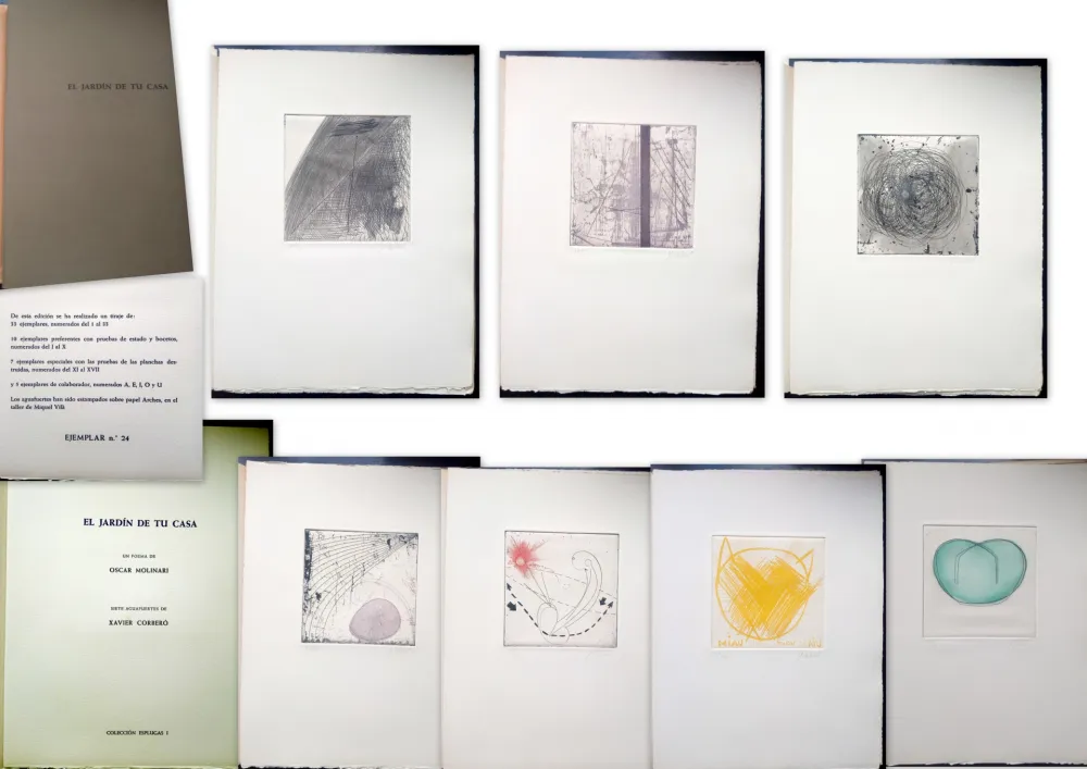 Illustrated Book Corbero - Libro de Artista - El jardín de tu casa