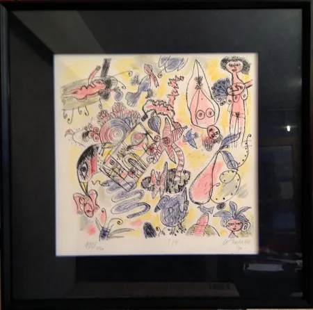 Lithograph Corneille - 1974